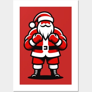 Santa's Festive Fight Night Posters and Art